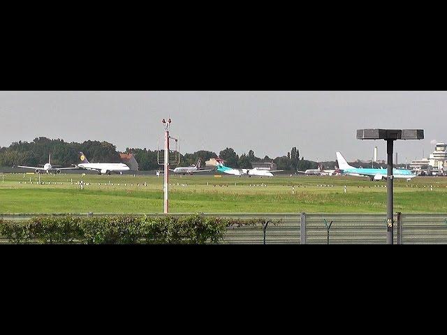 Completely normal air traffic at Berlin Tegel Airport TXL/EDDT