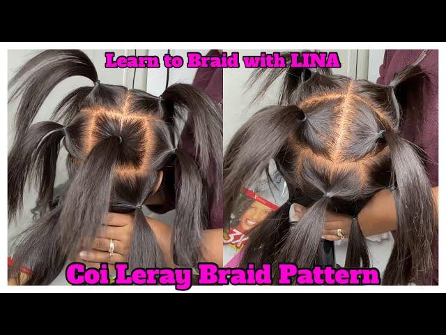 How to: Coi Leray Braids - Easy Way To Part - Jumbo Knotless DETAILED