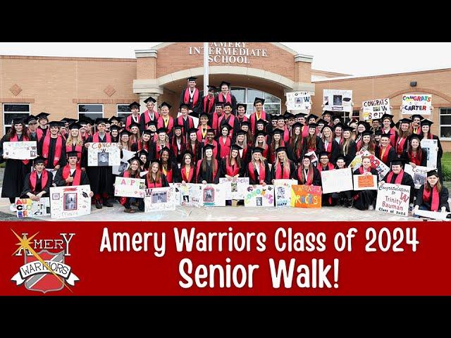 'Senior Walk' Amery High School Class of 2024