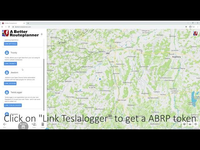 Connect Teslalogger to Abetterrouteplanner