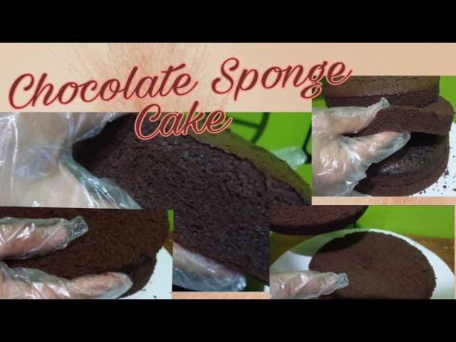 Latest Chocolate Sponge Cake | Happiness in Baking by:Helen A.