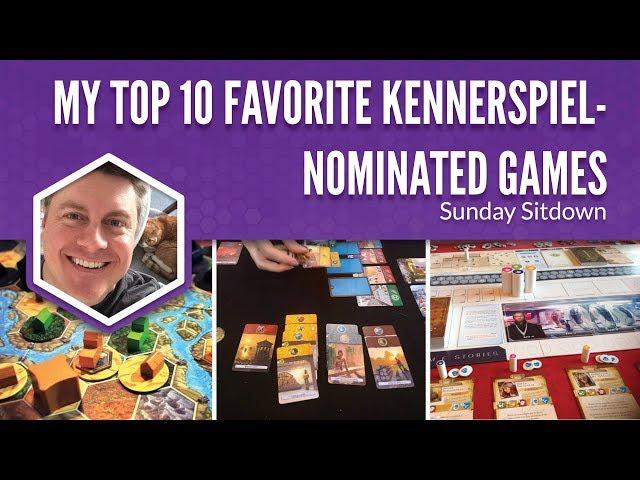 My Top 10 Favorite Kennerspiel-Nominated Games