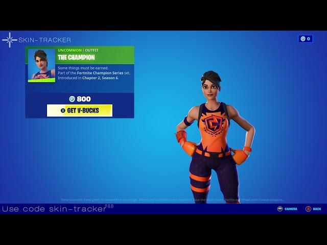 THE CHAMPION in Fortnite ITEMSHOP (FNCS SKIN)