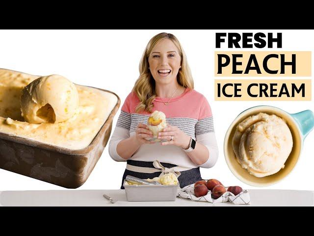 How to Make Peach Ice Cream