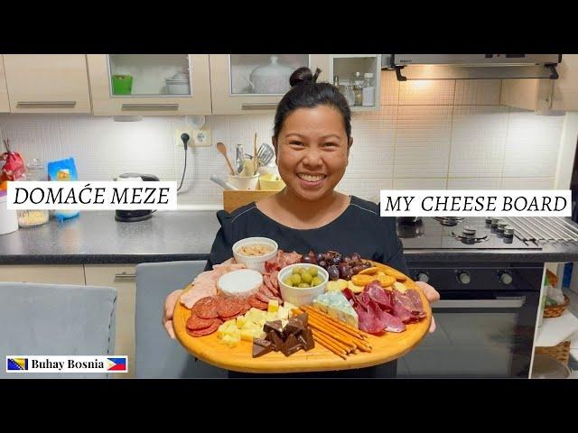 Kako napraviti gurmansko meze | How to Make a Simple Charcuterie Board or Cheese Board