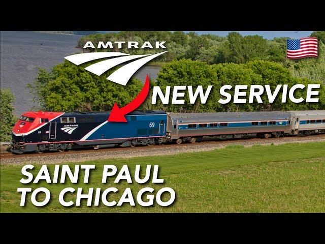 Amtrak Borealis - From the Twin Cities to Chicago with Amtrak NEW service