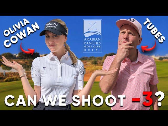 Epic, Hilarious Scramble With Tour Pro Olivia Cowan !!️‍️‍️| Arabian Ranches Golf Club