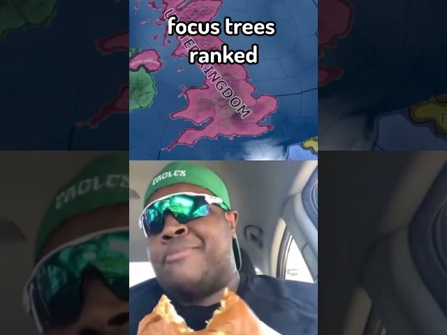 HOI4 FOCUS TREES RANKED #shorts #hoi4 #hoi4meme #heartsofiron4