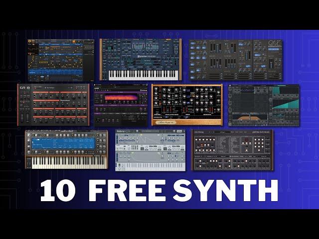 10 BEST FREE SYNTH Plugins in Nowadays(IMHO)