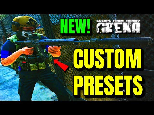 NEW UPDATED META CUSTOM PRESETS! (Tarkov Arena)