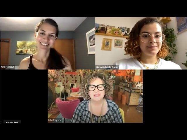 Art Agent Lilla Rogers talks to her artist Maria Gabriela Gama (Lilla Rogers Studio WebinART series)