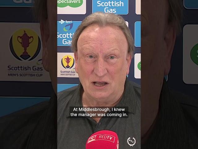 Neil Warnock reacts to  rumours of Neil Lennon coming in to replace him #news #stvnews #football