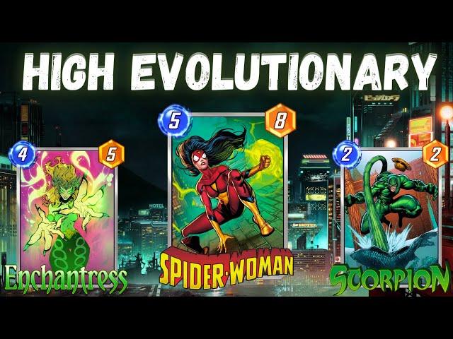 Debuff High Evolutionary Deck in Infinite Rank Marvel Snap