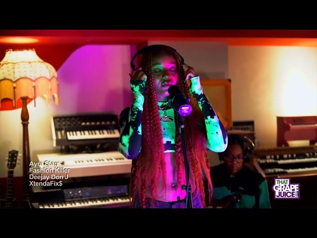 Ayra Starr - Fashion Killer (Clean) (Deejay Don J) (Live Perfomance)