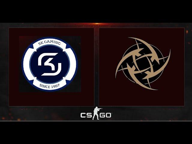 SK vs NIP - ESL Pro League S4 Finals - cobblestone CSGO VODs