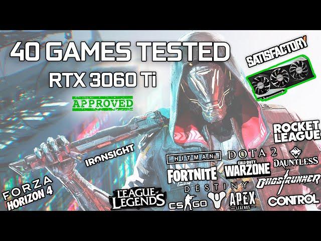 Nvidia Gigabyte RTX 3060 Ti GAMING OC 8GB - Test in 40 Games 1440p - 2022!  