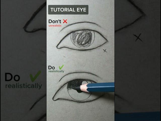 How to drawing eyes - Tutorial | learning step by step