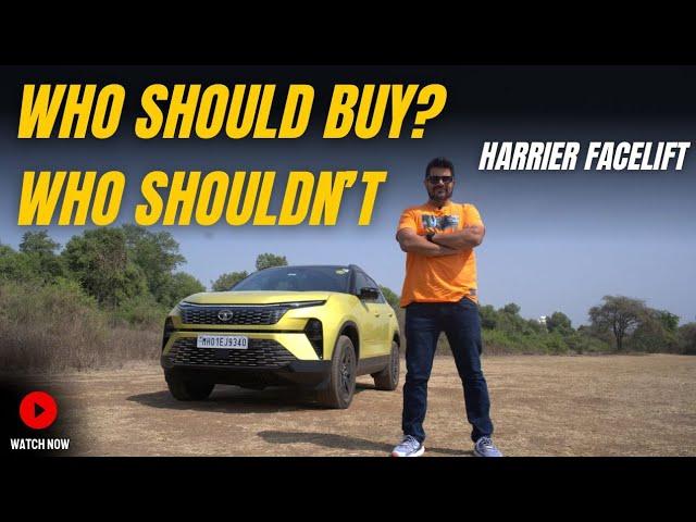 Tata Harrier facelift 2024 | Who Should Buy It & Who Shouldn't