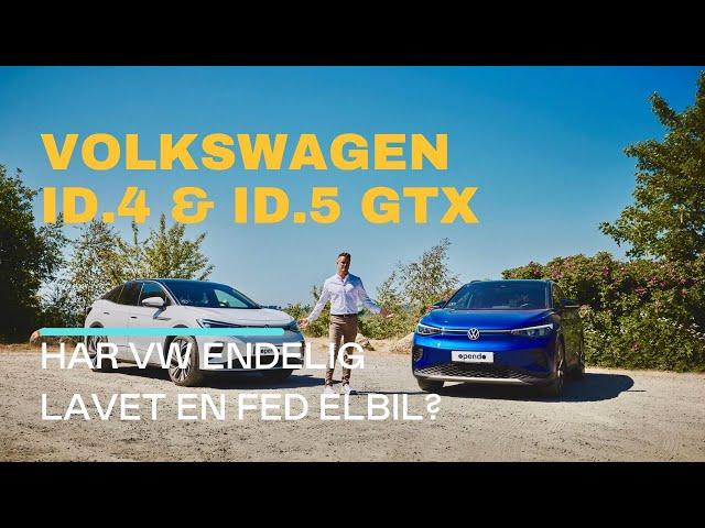 Fede Firmabiler - Thomas prøver VW ID.4 og ID.5 GTX. Hvad er forskellen?