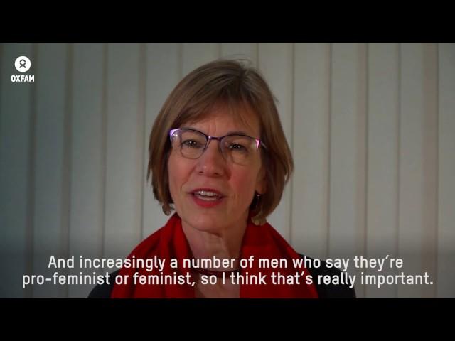 Nikki van der Gaag, Oxfam's Director of Gender Justice and Women's Rights