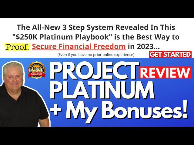 Project Platinum Review: BEST Home Business Opportunity In 2023? | Project Platinum + A.I. Software