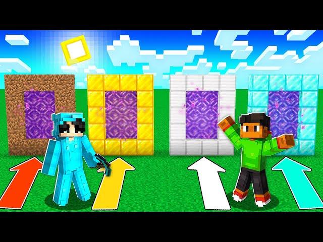 IF YOU CHOOSE THE WRONG PORTAL, YOU DIE! - Minecraft