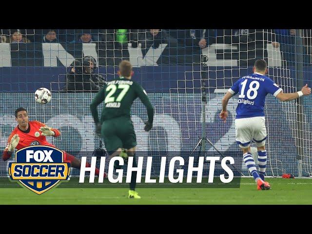 Weston McKennie sets up Daniel Caligiuri for goal vs. VfL Wolfsburg | 2018-19 Bundesliga Highlights