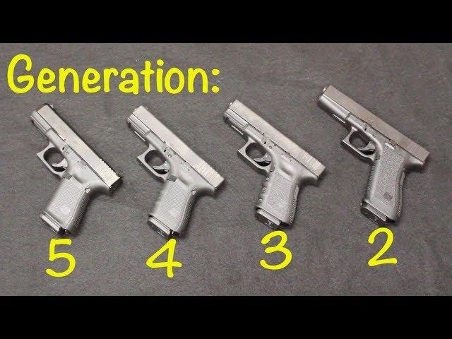 Glock 19 Gen 5 vs Gen 4 vs Gen 3