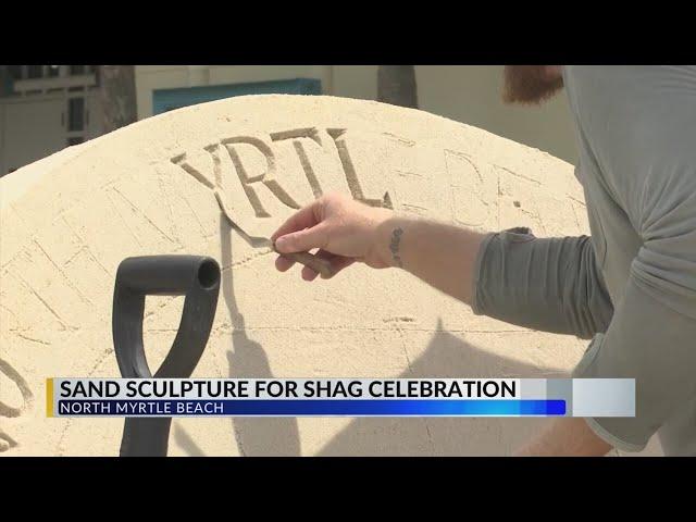 Sand sculptor to show off 22-ton project as North Myrtle Beach celebrates 40th anniversary of ‘The S