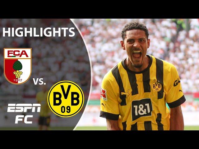 FC Augsburg vs. Borussia Dortmund | Bundesliga Highlights | ESPN FC