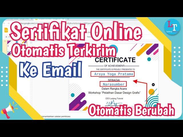 Cara Membuat Sertifikat Online Otomatis Terkirim ke Email dengan Google Form