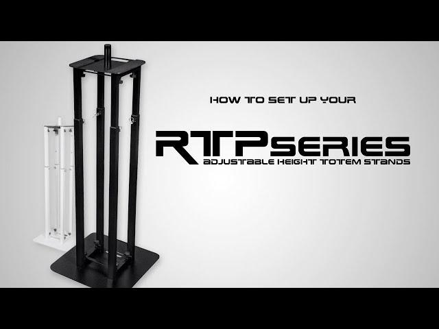 How To Set Up Your Rockville RTP Totem Moving Head Light Stand+Black+White Scrims+Carry Bags