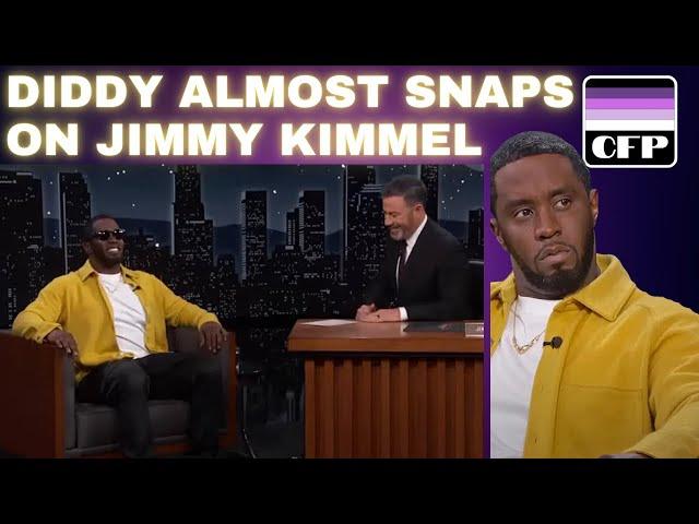 Diddy Almost Snaps on Jimmy Kimmel