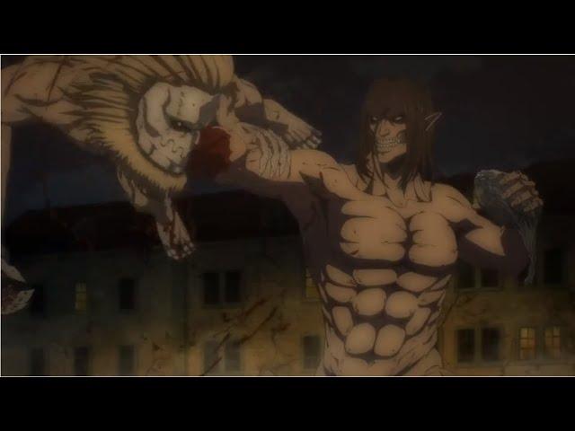 Eren Yeager vs Jaws Titan