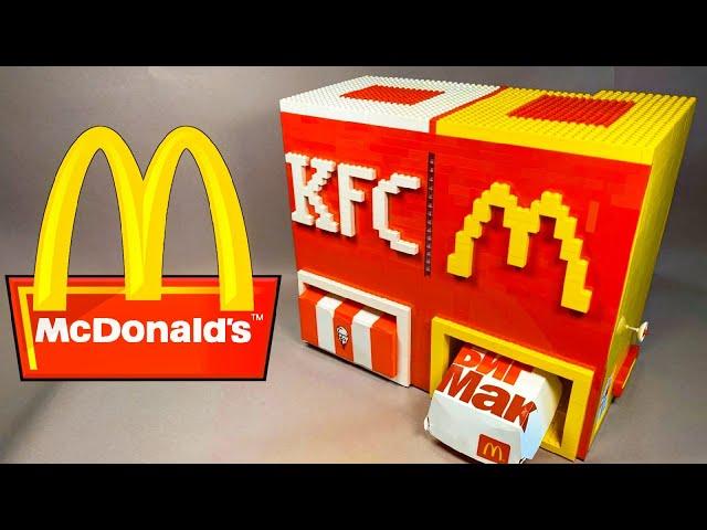 МАКДОНАЛДС БИГ МАК и KFC МАШИНА из ЛЕГО !