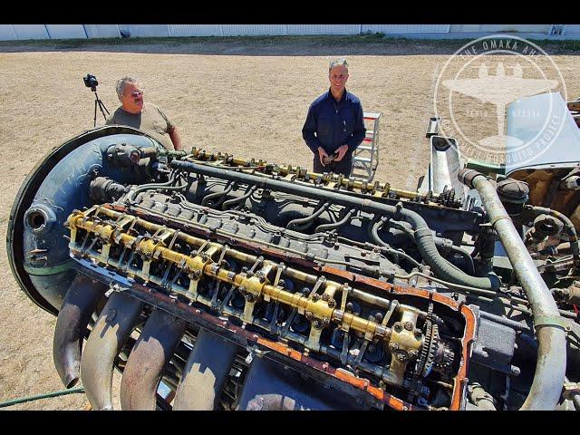 First run of Merlin 25 engine in 50 years!