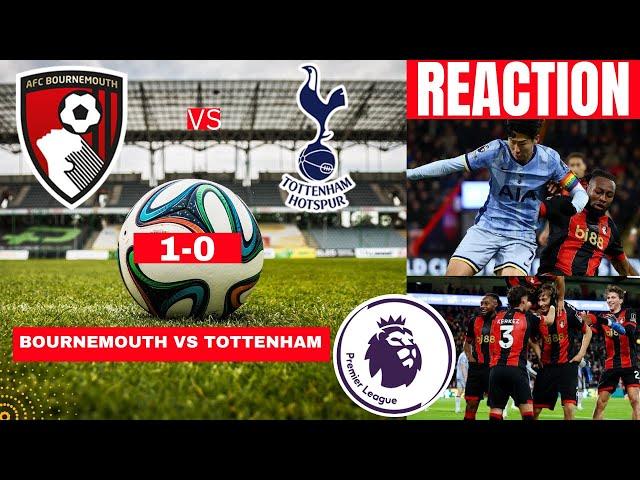 Bournemouth vs Tottenham 1-0 Live Stream Premier League EPL Football Match Score Spurs Highlights FC