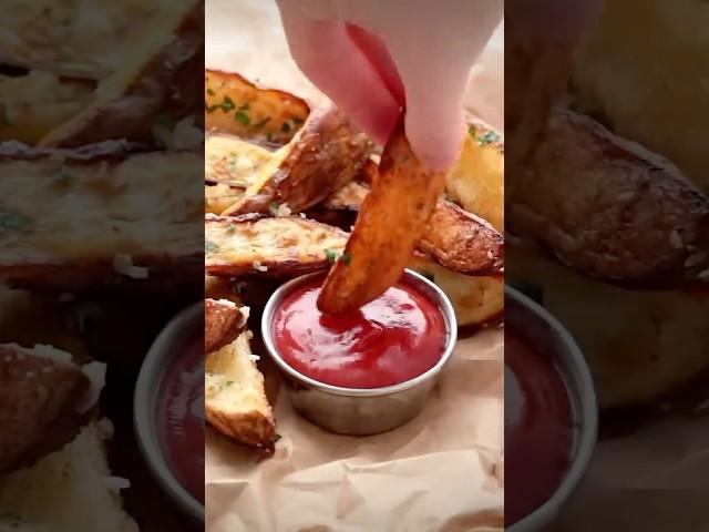 The Secret To Super Crispy Potato Wedges #shorts
