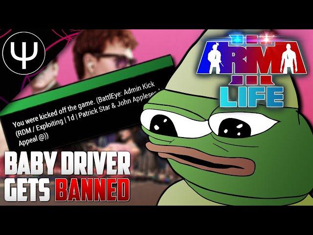 ARMA 3: Kamdan Life Mod — Baby Driver Gets BANNED!