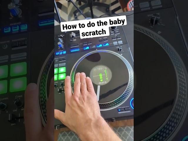 How to do the baby scratch as a dj