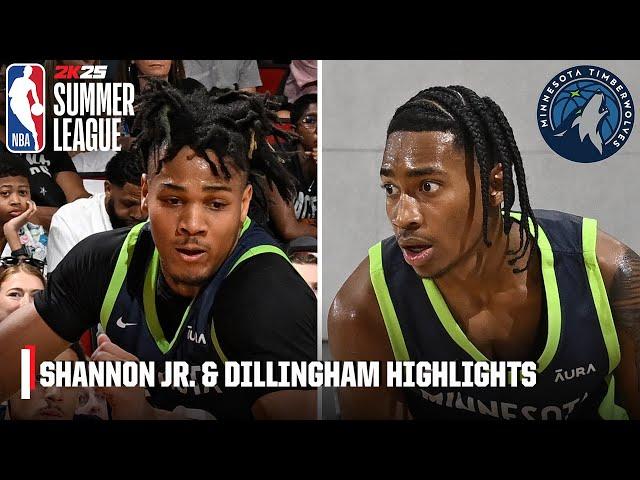 Timberwolves rookies Terrence Shannon Jr. & Rob Dillingham show out [HIGHLIGHTS] | NBA Summer League