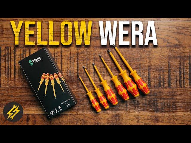 STAND OUT FROM THE CROWD! Wera Yellow Kraftform VDE Screwdriver Set