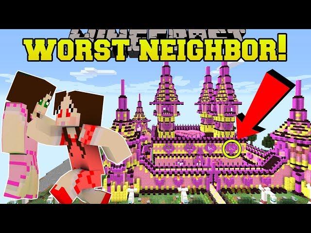 Minecraft: THE WORST NEIGHBOR EVER!! (HELLO JEN!) Custom Map