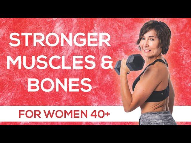 Osteoporosis & Osteopenia Workout with Dumbbells [THAT'S NOT LAME!]