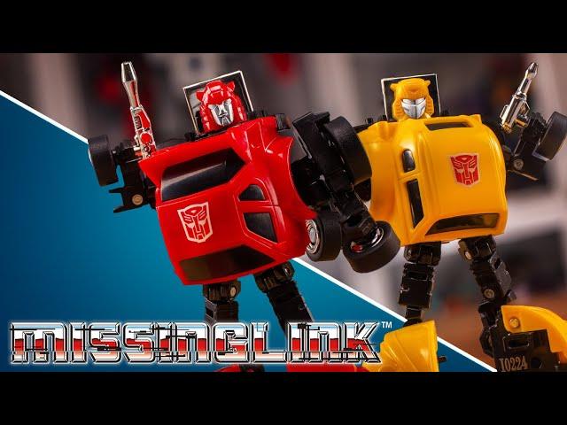 That's an irritating QC problem... | Transformers Missing Link C-03 Bumblebee & C-04 Cliffjumper