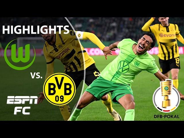  EXTRA TIME THRILLER  Wolfsburg vs. Borussia Dortmund | German Cup Highlights | ESPN FC