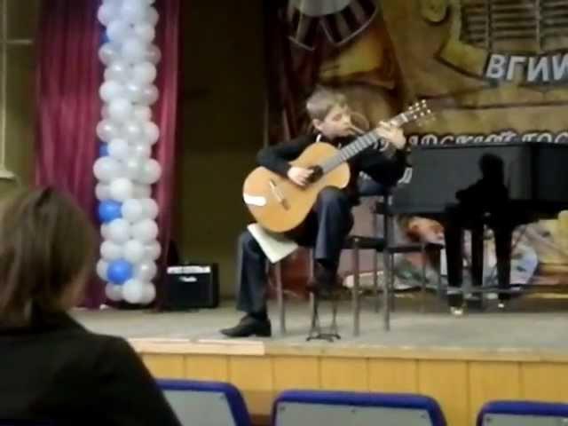 Ф Карулли СОНАТИНА _ Сергей Набоков 9лет.