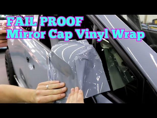 Vinyl Wrap A Side Mirror Cap | Subaru STI