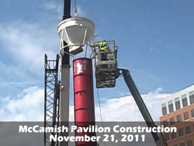 McCamish Pavilion Construction - 11/21/11