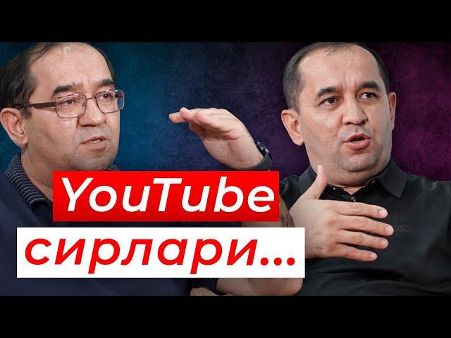 YOUTUBE SIRLARI VA QANDAY QILIB KANAL YURGIZISH...